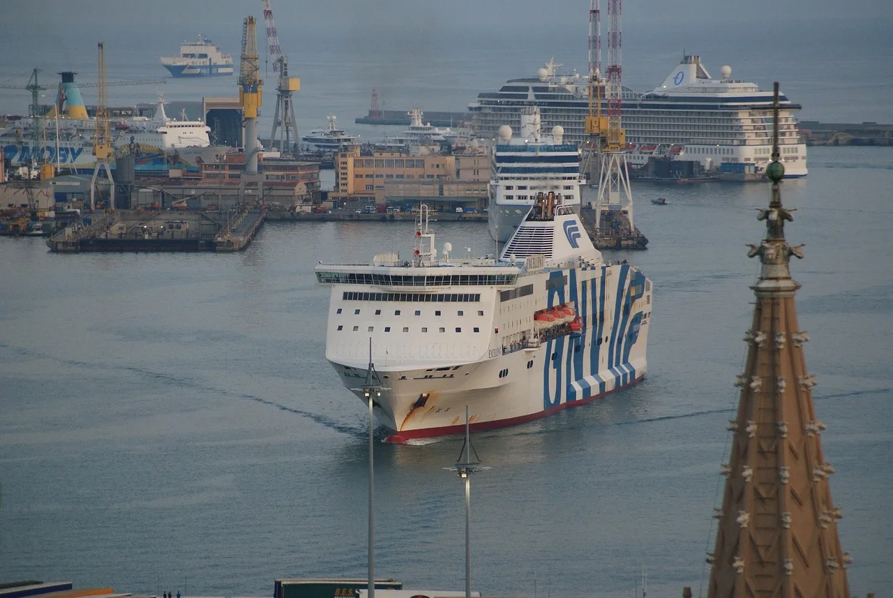 ferry, ships, genoa, port, cruise, cruising, passenger ships, nature, vessels, passenger vessels, shipping, shipping industry, sea, ocean, pier, cruise terminal. Choosing the best season for a ferry trip, month by month