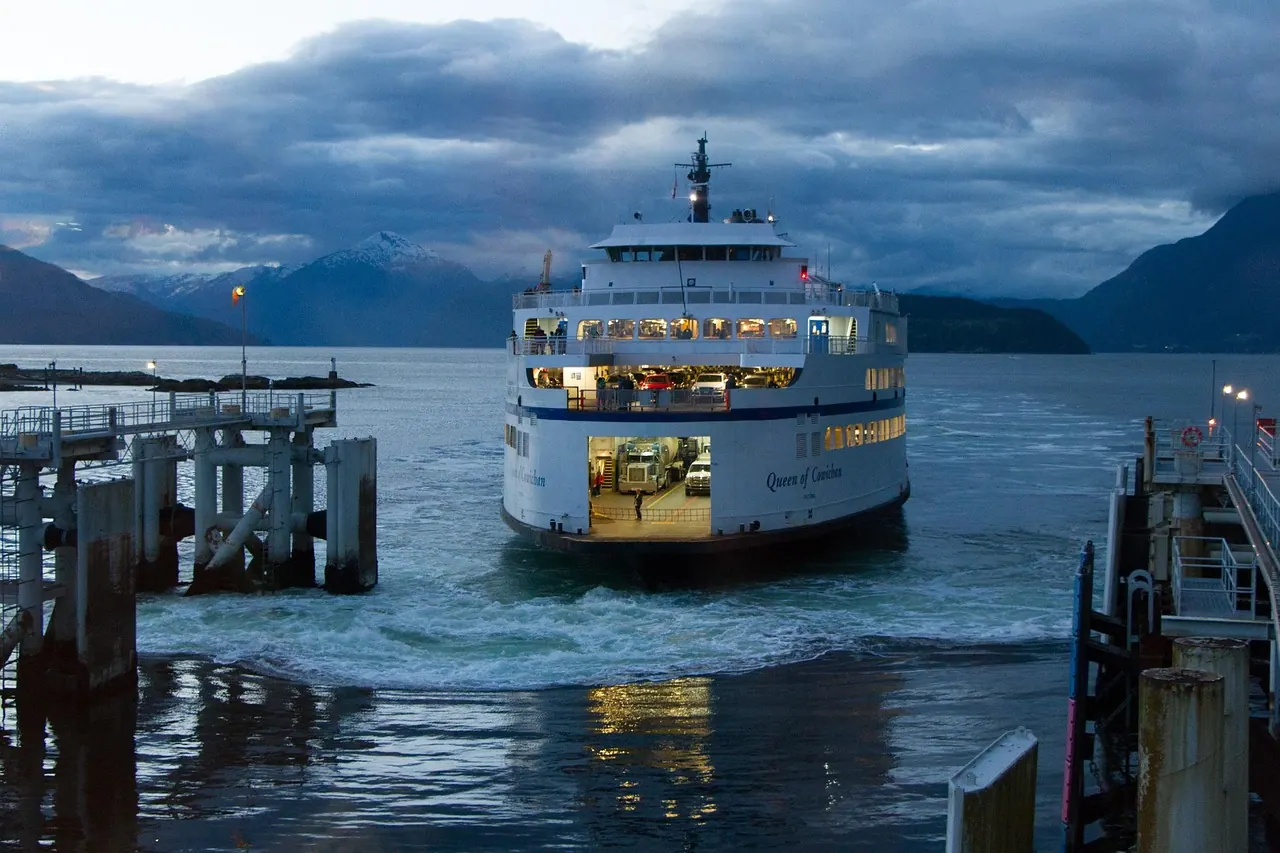boat, ferry, vessel, tourism, vacation, ship, transportation, twilight, nature, ocean, scenery, dock