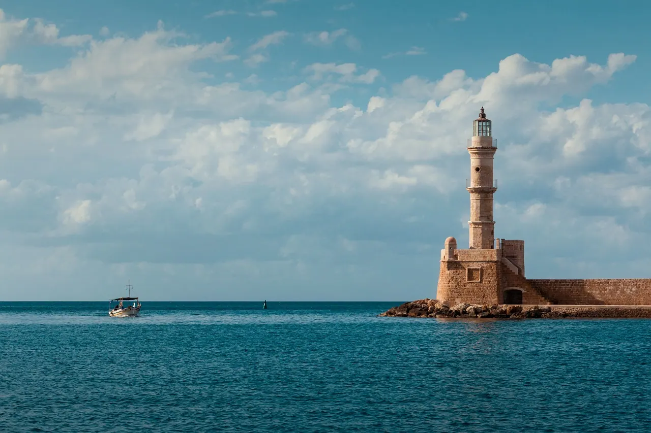 lighthouse, sea, mood, clouds, fishing boat, boat, water, building, coast, greece, nature, vacations, tower, cloudy, vacation, greek, port, lighthouse, lighthouse, lighthouse, ligh