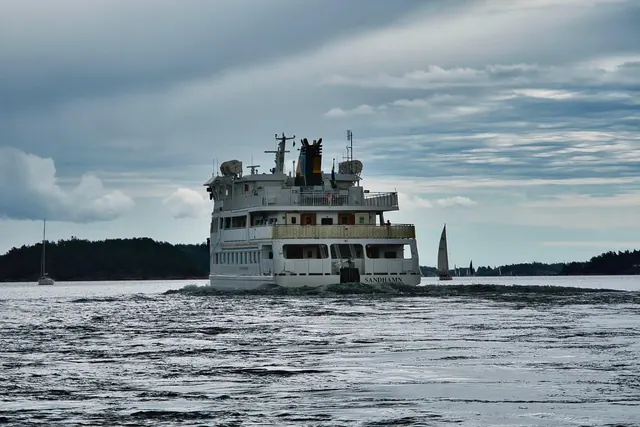 ferry, boat, travel, transport, transportation