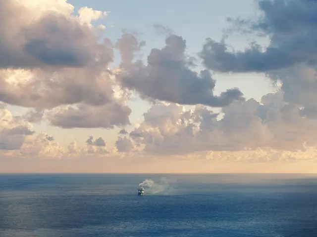 sea, ferry, ship, smoke, clouds, dawn, crete, greece, island, october, mediterranean, water, nature, sky, ocean, sky, sky, sky, sky, sky. What a badly planned ferry weekend actually costs