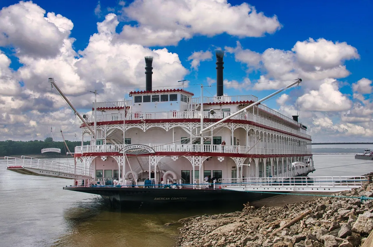 boat, nature, riverboat, mississippi, water, river, ferry boat